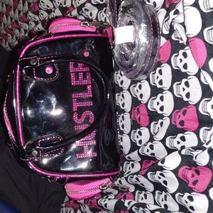 Dolls kill x hustler mini bowler bag